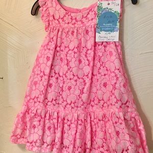 Pink lace infants dress by Cherokee